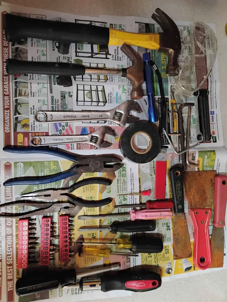 Tool box loaded with tools