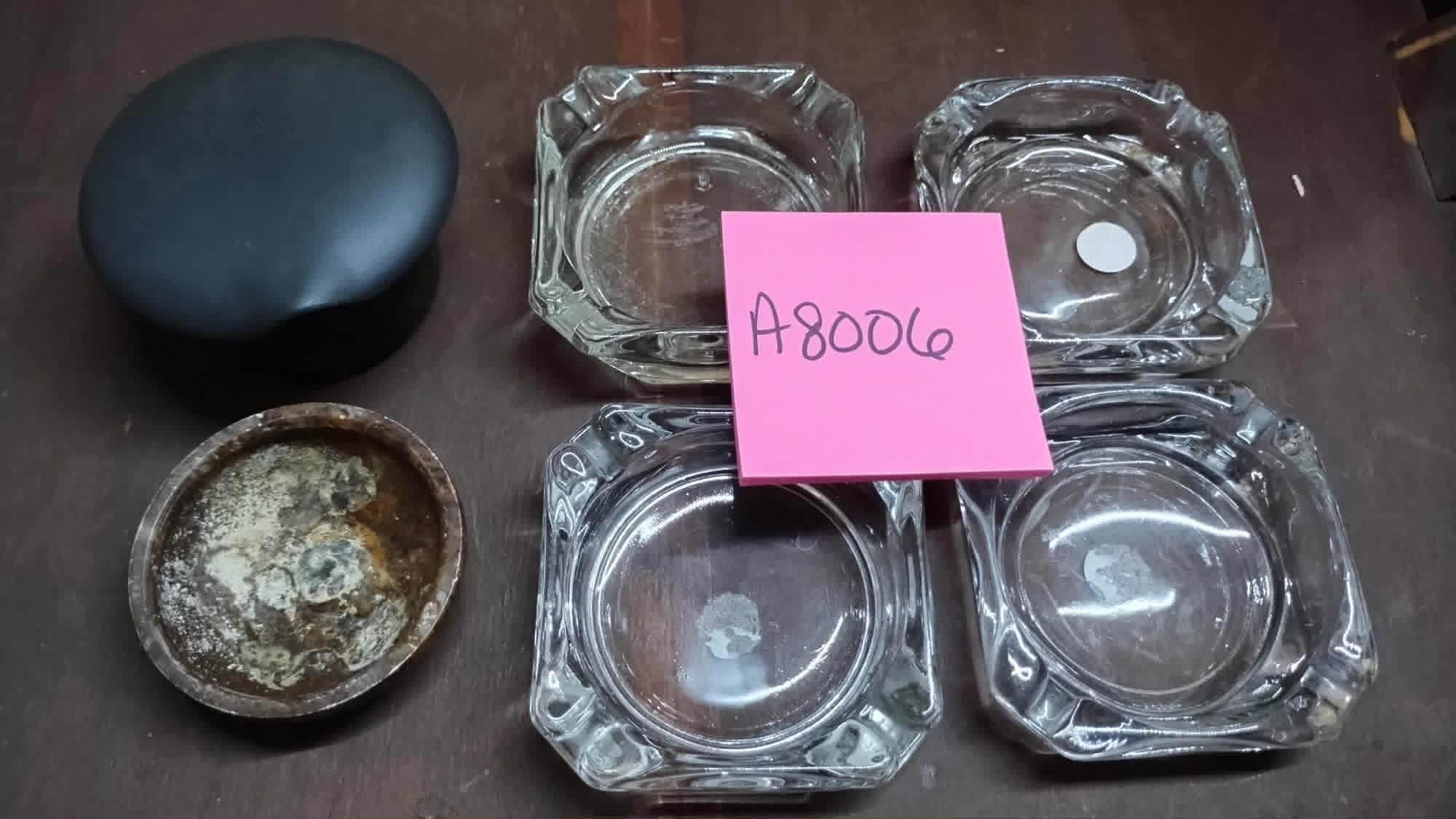 Lot of 6 Ash Trays #A8006