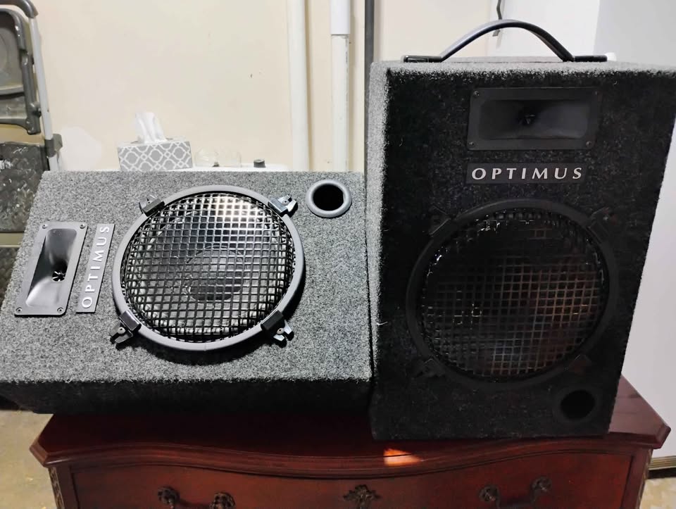 Optimus P.A. speakers/monitors 1 pair