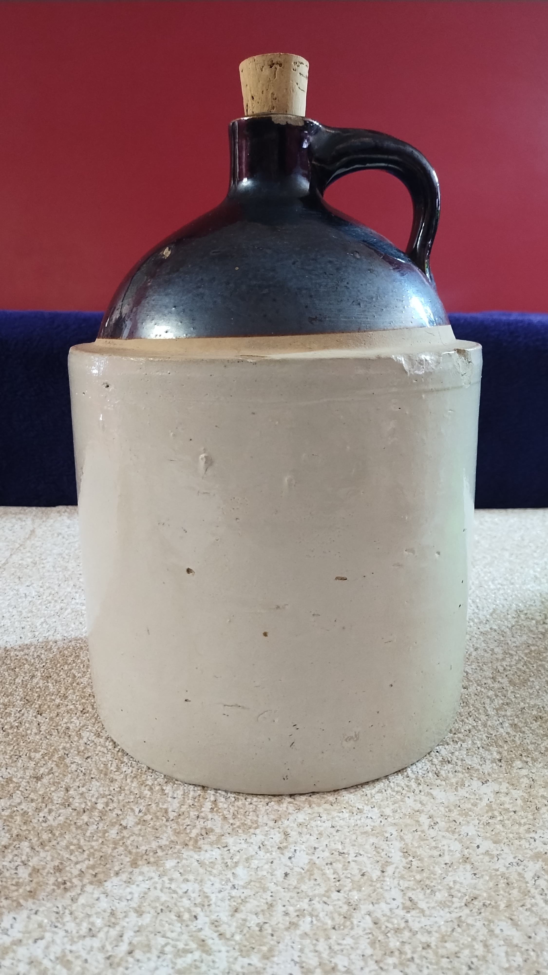 10" Vintage Jug w/Cork