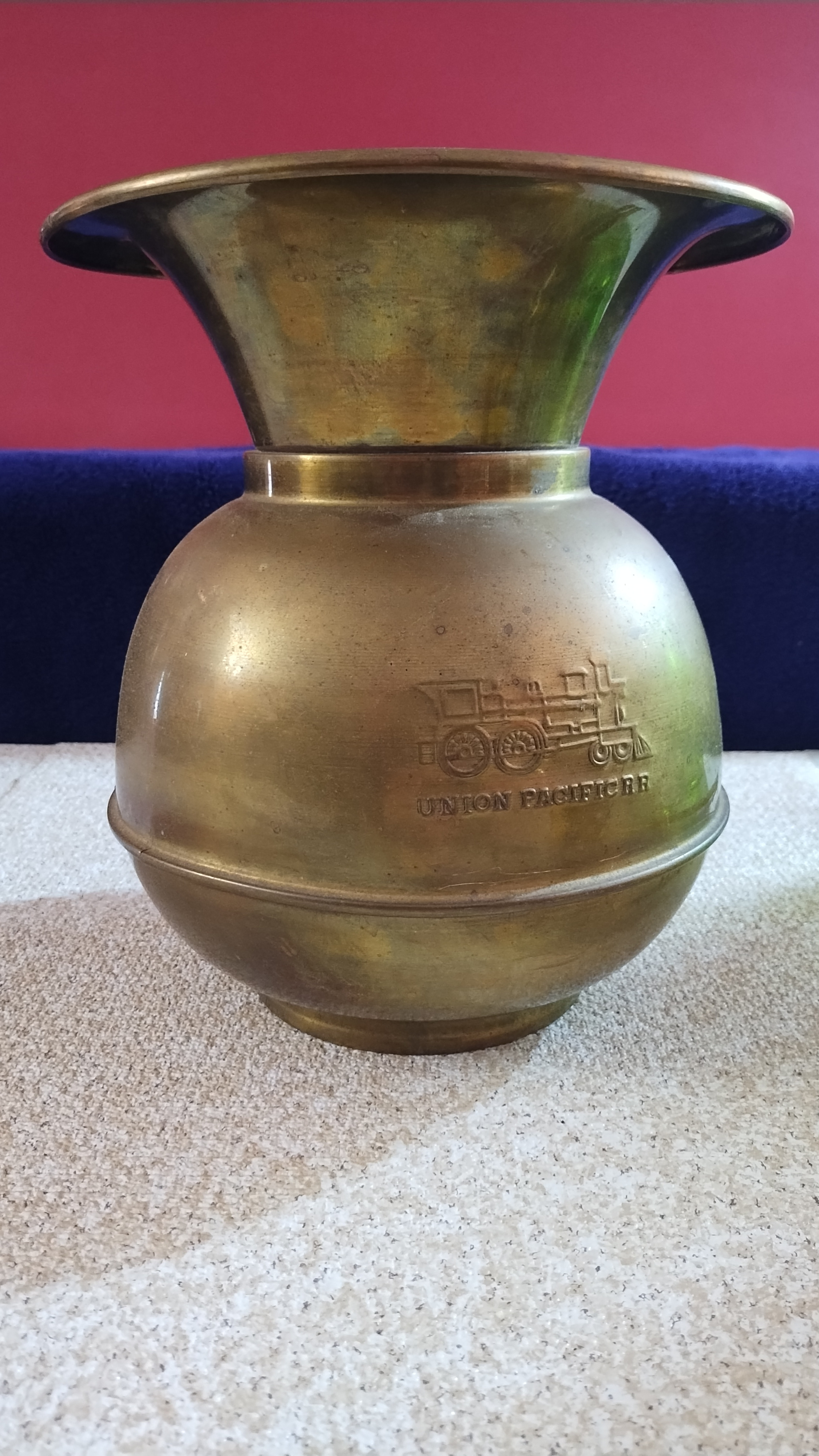Vintage Spitoon Union Pacific Rail Road