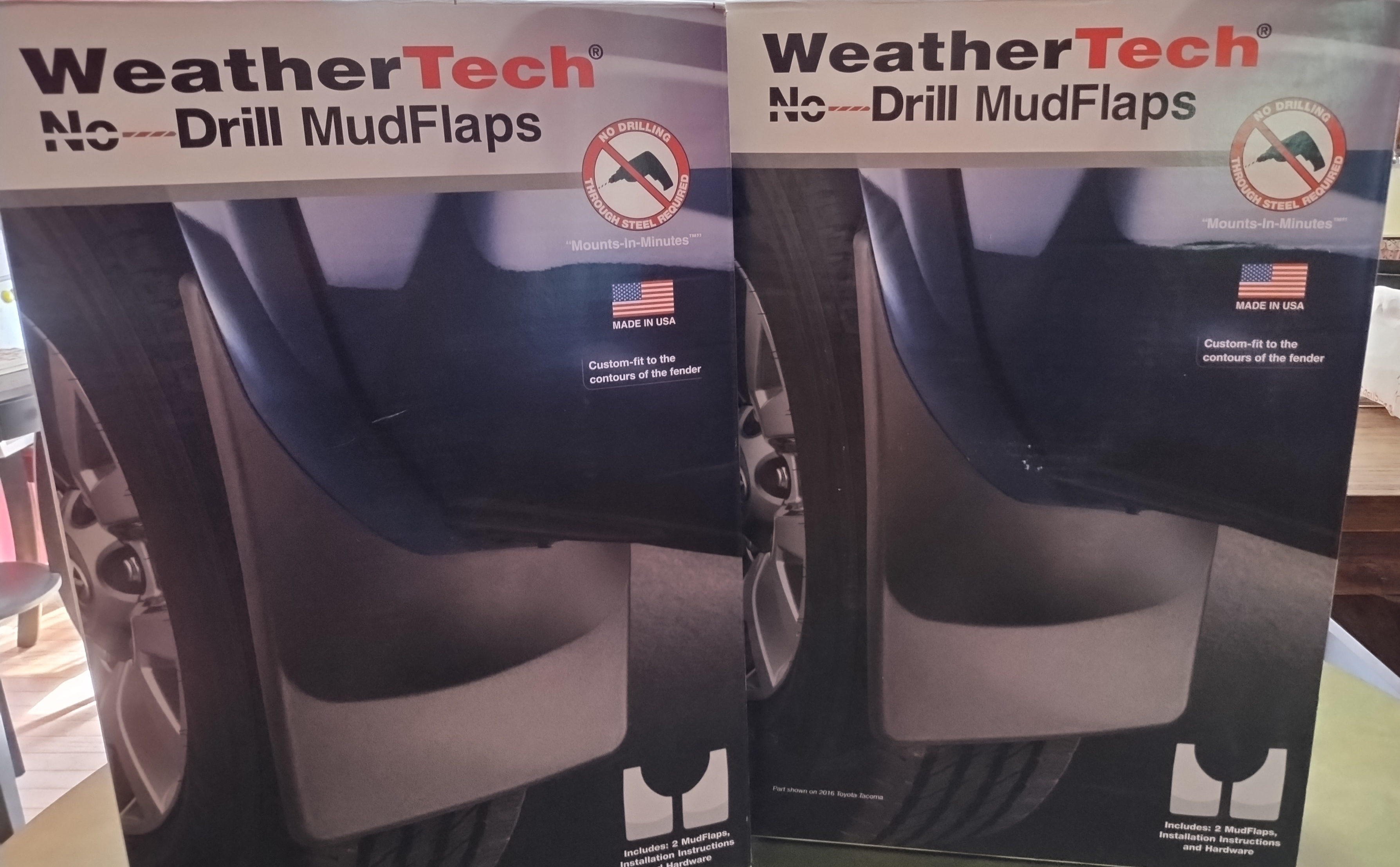 Weather Tech No-Drill Mud Flaps S4