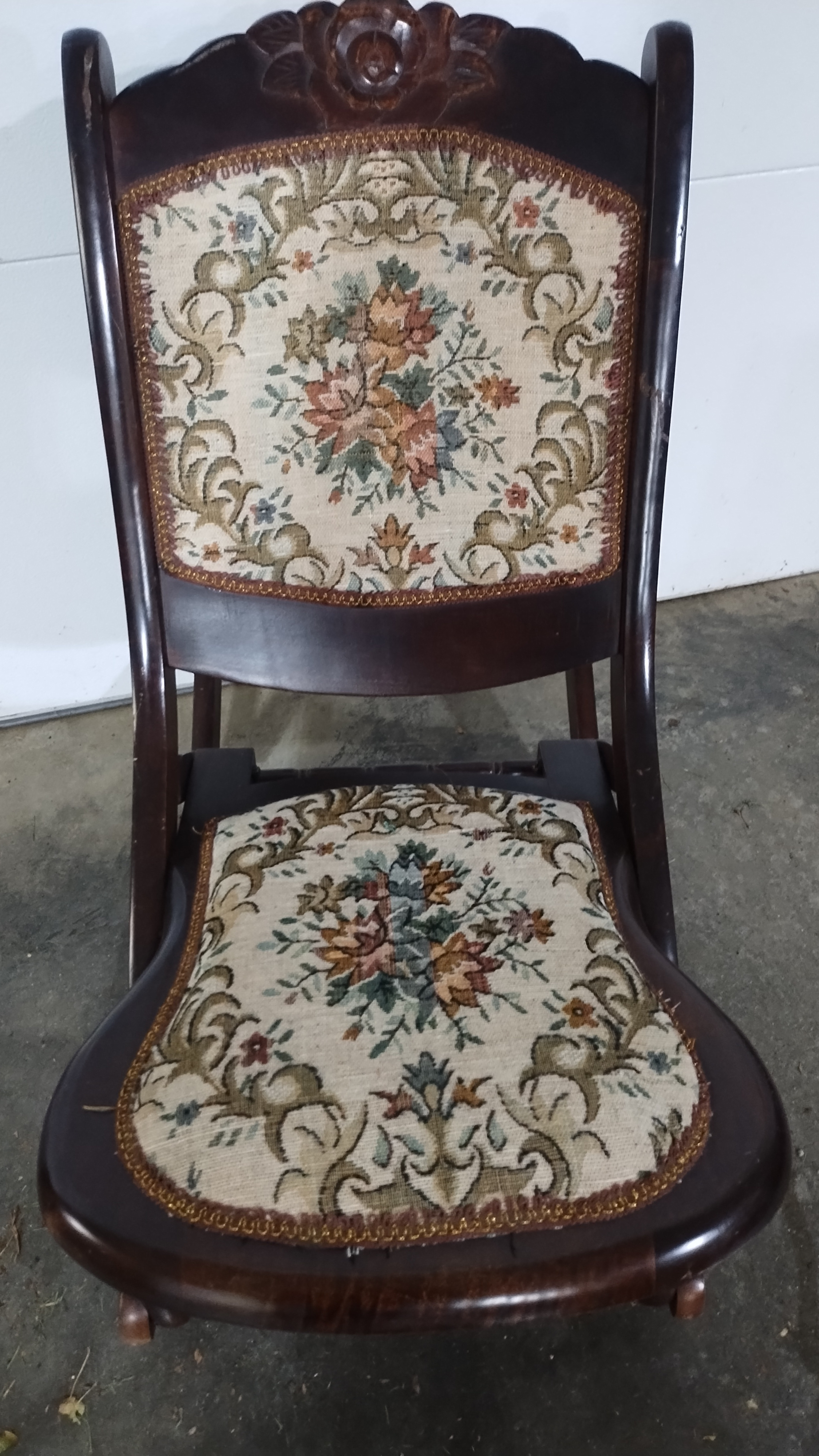Vintage Folding Rocking Chair