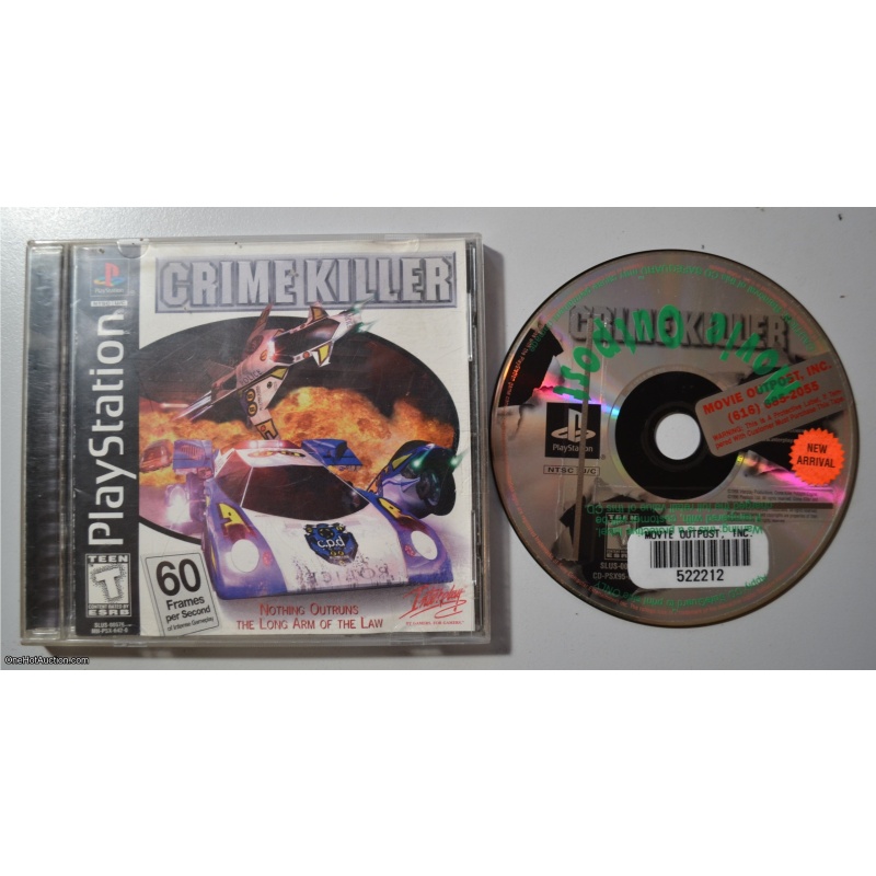 Crime Killer PS1 PlayStation 1 FREE Shipping