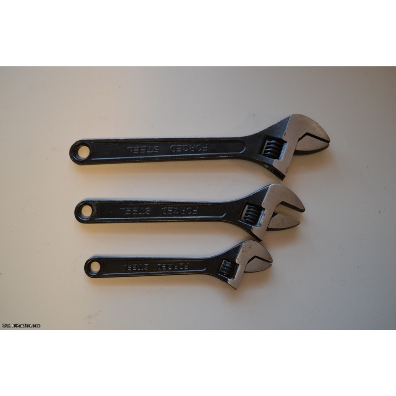 Crescent Wrench 3pc. Set