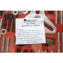 Pitttsburgh Bolt Puller Set 37824